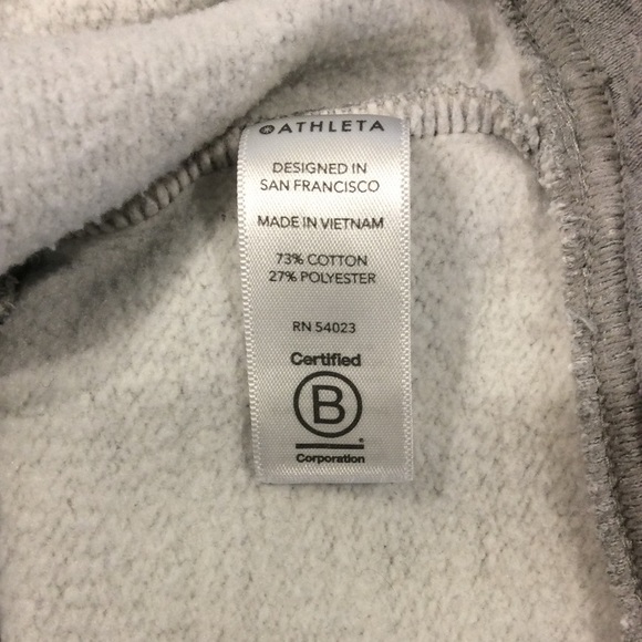 Athleta round trip gray heather sweatshirt dress sz S - Picture 9 of 10